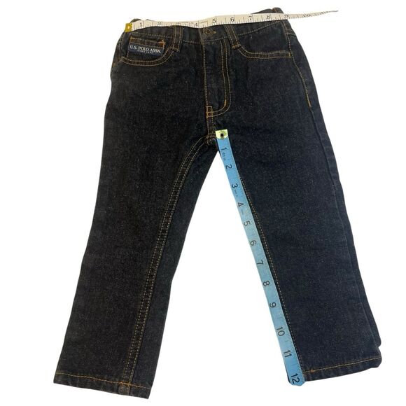 U.S. Polo Assn. Toddler Jeans 2T Black Denim Straight Pants Classic Kidswear - Picture 4 of 9